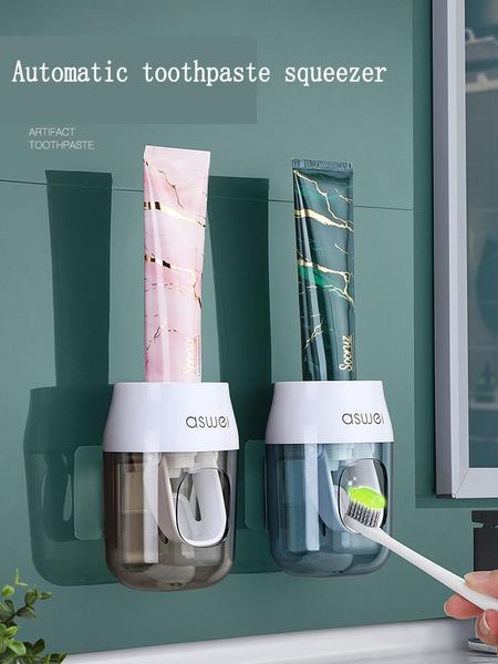 bathroom automatic toothpaste dispenser tqueezer wall munted toothbrush holder accessories set holders
bathroom automatic toothpaste dispenser tqueezer wall munted toothbrush holder accessories set holders