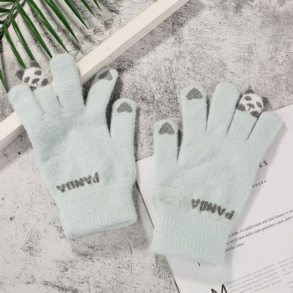 MH6 female winter plush warm mittens warm gloves and flip cartoon cute touch screen open fingered riding half fingered gloves, Blue;gray
MH6 female winter plush warm mittens warm gloves and flip cartoon cute touch screen open fingered riding half fingered gloves, Blue;gray