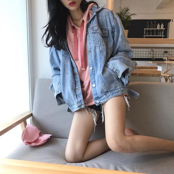 women's jackets vintage chic clothing turn-down collar single breasted loose tassel frayed pockets spring autumn and coats, Black;brown
women's jackets vintage chic clothing turn-down collar single breasted loose tassel frayed pockets spring autumn and coats, Black;brown