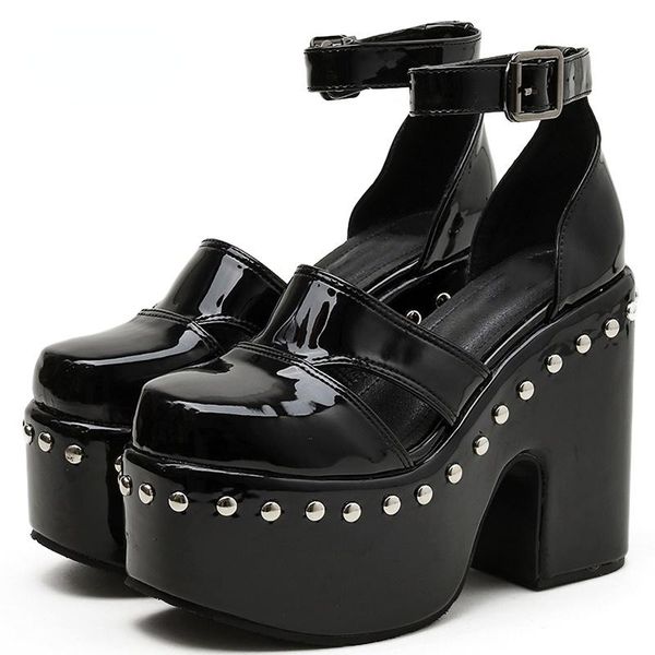 dress shoes brand rivet black gothic style women chunky heel ins cool summer platform pumps woman two-piece sale
dress shoes brand rivet black gothic style women chunky heel ins cool summer platform pumps woman two-piece sale