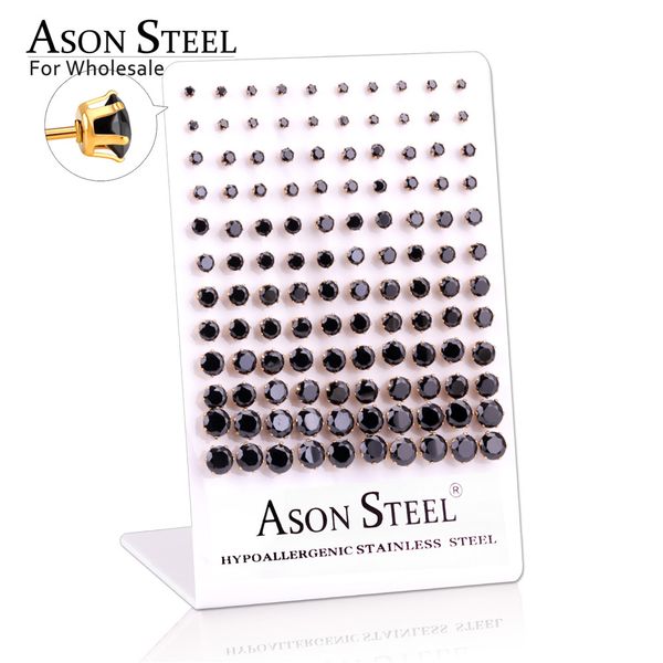asonsteel 60pairs/lot wholesale clear stud earrings round stainless steel hypoallergenic earringsize 3-8mm(each size 10pairs), Golden;silver
asonsteel 60pairs/lot wholesale clear stud earrings round stainless steel hypoallergenic earringsize 3-8mm(each size 10pairs), Golden;silver