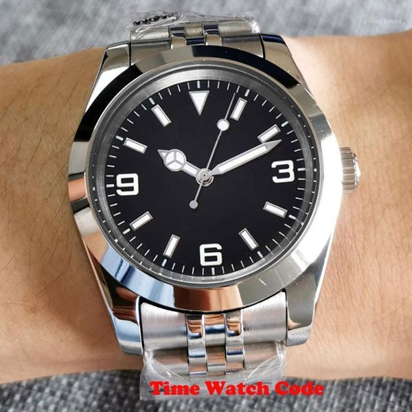 wristwatches 36mm automatic men's watch japan nh35/miyota movement polished case sapphire glass stainless steel bracelet, Slivery;brown
wristwatches 36mm automatic men's watch japan nh35/miyota movement polished case sapphire glass stainless steel bracelet, Slivery;brown