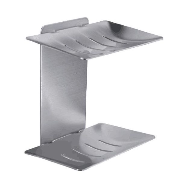 soap dishes dish stainless steel wall mounted self-adhesive double rack sponge holder quick-drying layer
soap dishes dish stainless steel wall mounted self-adhesive double rack sponge holder quick-drying layer