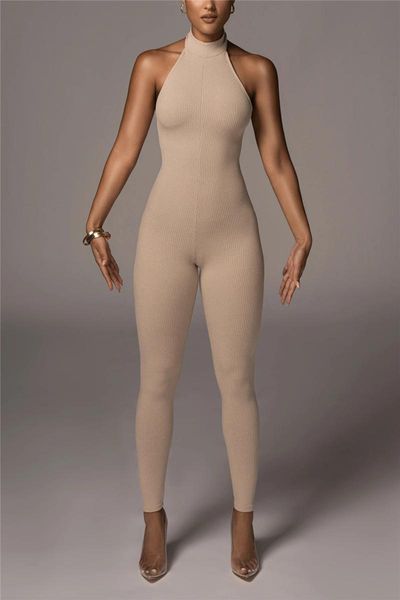 women's jumpsuits & rompers high collar halter jumpsuit women waist backless casual solid color romper tight sleeveless long pants knit, Black;white
women's jumpsuits & rompers high collar halter jumpsuit women waist backless casual solid color romper tight sleeveless long pants knit, Black;white