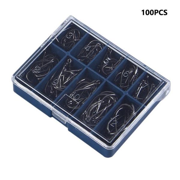100pcs fishing hook high carbon steel barbed worm pond bait holder jig hole accessories hooks
100pcs fishing hook high carbon steel barbed worm pond bait holder jig hole accessories hooks
