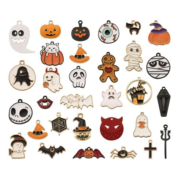 charms 60pcs halloween theme alloy enamel pendants mixed pumpkin ghost cute gingerbread man for jewelry supplies, Bronze;silver
charms 60pcs halloween theme alloy enamel pendants mixed pumpkin ghost cute gingerbread man for jewelry supplies, Bronze;silver