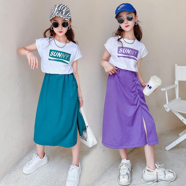 clothing sets ms.qiman children's 2021 summer girls white t-shirt with skrit teenager casual skirts 2piece sleeveless
clothing sets ms.qiman children's 2021 summer girls white t-shirt with skrit teenager casual skirts 2piece sleeveless