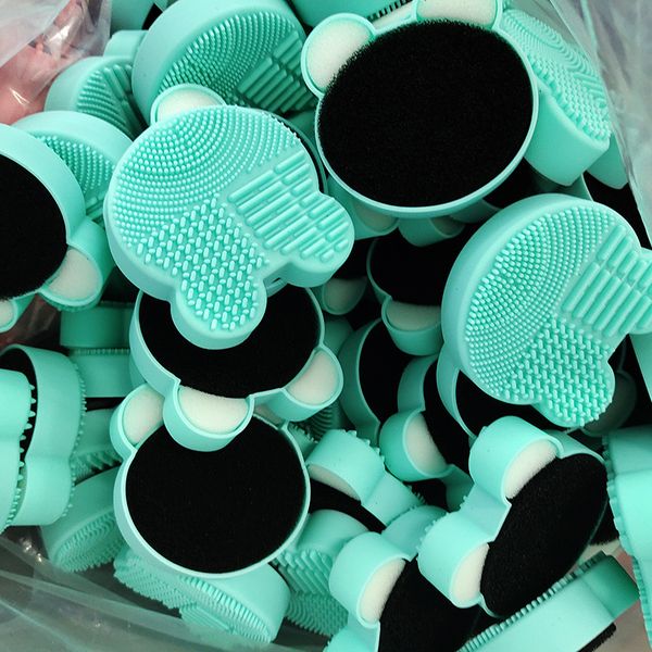 makeup brushes silicone cleaning brush washing pad gel cleaner scrubber sponge mat foundation cosmetics pink/ green/purple
makeup brushes silicone cleaning brush washing pad gel cleaner scrubber sponge mat foundation cosmetics pink/ green/purple