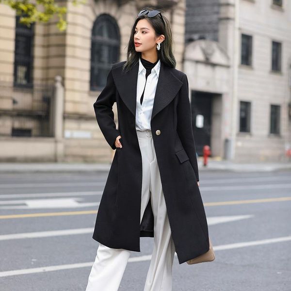 women's wool & blends 21 autumn and winter xiaoxiangfeng m home worsted all tweed slim fit coat windbreaker, Black
women's wool & blends 21 autumn and winter xiaoxiangfeng m home worsted all tweed slim fit coat windbreaker, Black