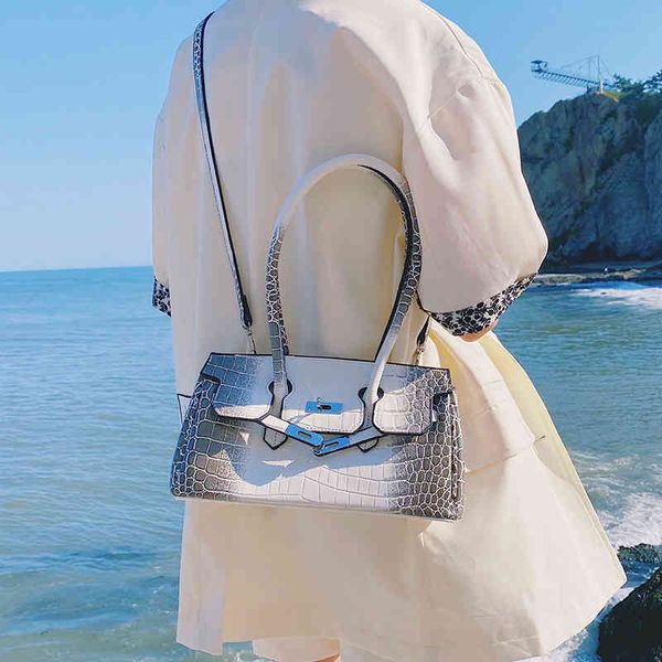 2021 summer fashion alligator kelly women's armpit advanced versatile single shoulder messenger bag
2021 summer fashion alligator kelly women's armpit advanced versatile single shoulder messenger bag