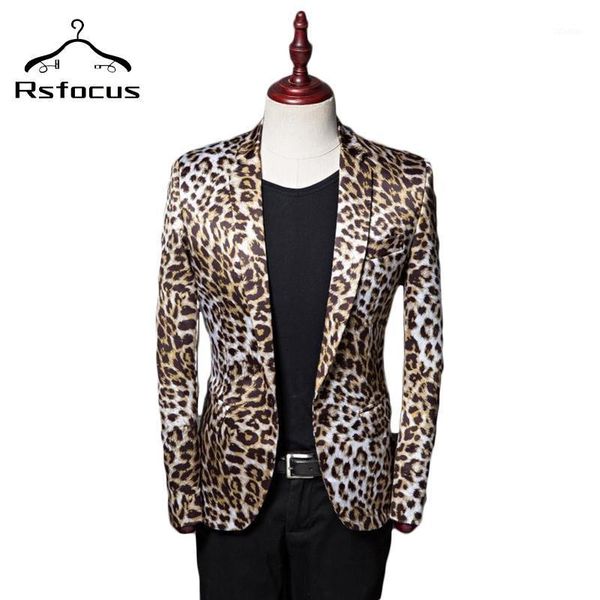 rsfocus autumn leopard print blazer slim fit male suit jacket stage costume party prom dress 5xl mens blazers casual xz215 men's suits, White;black
rsfocus autumn leopard print blazer slim fit male suit jacket stage costume party prom dress 5xl mens blazers casual xz215 men's suits, White;black