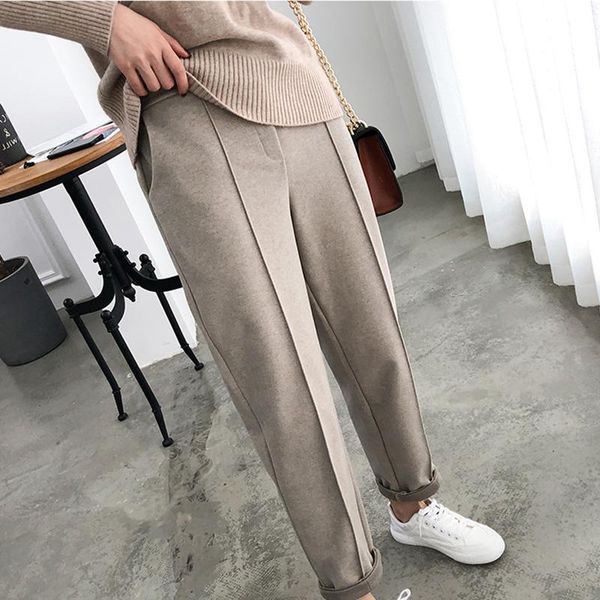 thicken women pencil pants 2021 autumn winter plus size ol style wool female work suit pant loose trousers capris women's &, Black;white
thicken women pencil pants 2021 autumn winter plus size ol style wool female work suit pant loose trousers capris women's &, Black;white