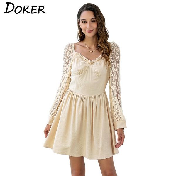 elegant office ladies mini dress fashion square collar lace long sleeve plus size casual dresses women party dress vestidos 210423, Black;gray
elegant office ladies mini dress fashion square collar lace long sleeve plus size casual dresses women party dress vestidos 210423, Black;gray