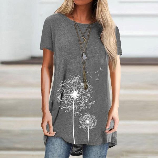 women's blouses & shirts 2021 fashion women long blouse lady print short sleeve casual camisetas de mujer tanic summer shirt daily #t2, White
women's blouses & shirts 2021 fashion women long blouse lady print short sleeve casual camisetas de mujer tanic summer shirt daily #t2, White