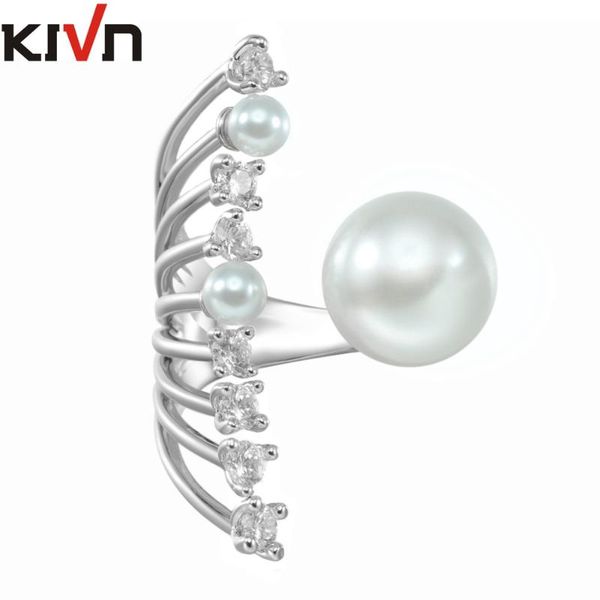 wedding rings kivn fashion jewelry adjustable open cubic zirconia bridal women girls simulated pearl promotion birthday gifts, Slivery;golden
wedding rings kivn fashion jewelry adjustable open cubic zirconia bridal women girls simulated pearl promotion birthday gifts, Slivery;golden