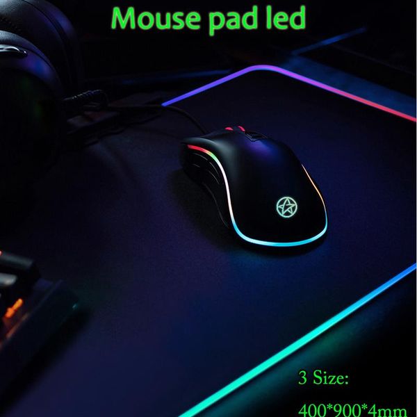 mouse pads & wrist rests 2021 led light gaming pad rgb mousepad mat large game rubber no-slip pc lapkeyboard desk carpet
mouse pads & wrist rests 2021 led light gaming pad rgb mousepad mat large game rubber no-slip pc lapkeyboard desk carpet