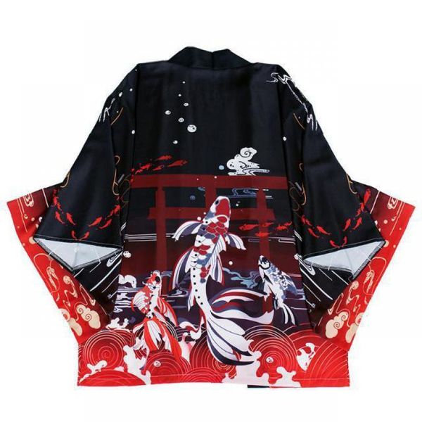 japanese kimono women men haori yukata cardigan vintage cartoon print shirt classic samurai cosplay costumes loose blouse ethnic cloth, Red
japanese kimono women men haori yukata cardigan vintage cartoon print shirt classic samurai cosplay costumes loose blouse ethnic cloth, Red