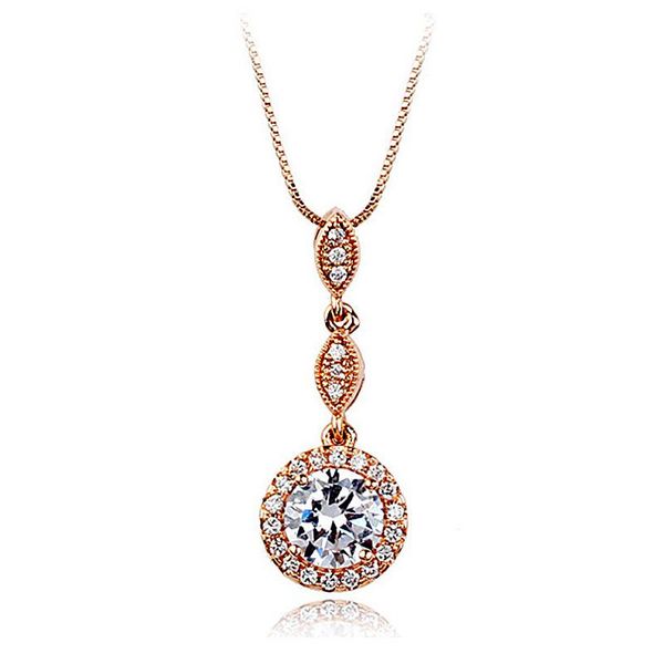 pendant necklaces zhouyang zyn428 cz rose gold color fashion jewelry made with austria crystal elements, Silver
pendant necklaces zhouyang zyn428 cz rose gold color fashion jewelry made with austria crystal elements, Silver