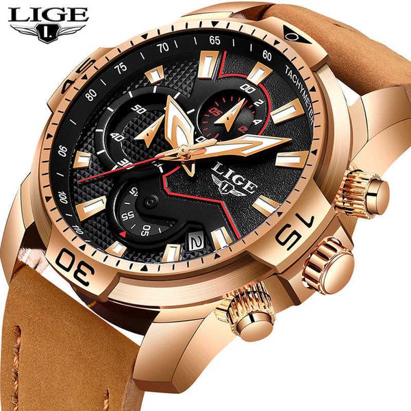lige fashion men's sport watch men analog quartz watches waterproof date military multifunction wrist watches men clock+box 210527, Slivery;brown
lige fashion men's sport watch men analog quartz watches waterproof date military multifunction wrist watches men clock+box 210527, Slivery;brown