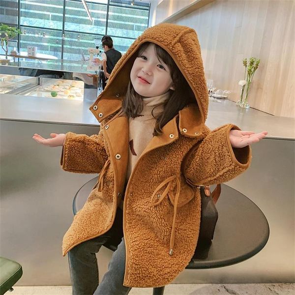 jackets girls baby's kids coat jacket outwear 2021 brown warm plus velvet thicken winter autumn cotton outdoor fleece children's c, Blue;gray
jackets girls baby's kids coat jacket outwear 2021 brown warm plus velvet thicken winter autumn cotton outdoor fleece children's c, Blue;gray