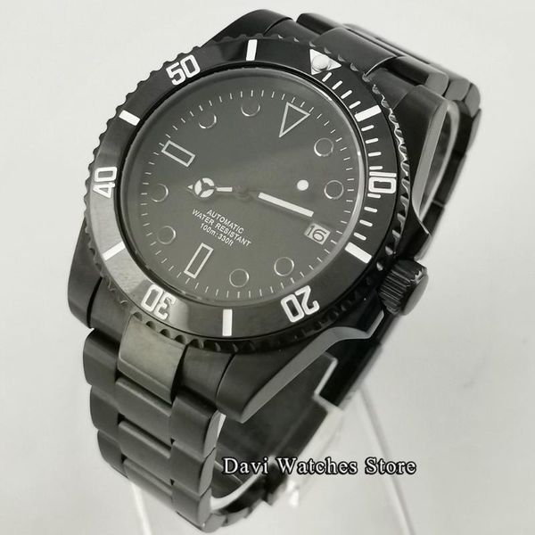 wristwatches 40mm sterile black pvd case bezel mens watches sapphire 24 jewels japan nh35 automatic movement waterproof men's watch, Slivery;brown
wristwatches 40mm sterile black pvd case bezel mens watches sapphire 24 jewels japan nh35 automatic movement waterproof men's watch, Slivery;brown