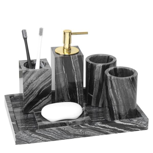 bath accessory set 6pcs bathroom accessories luxury marble toothbrush holder swab container lotion bottle tray organizer
bath accessory set 6pcs bathroom accessories luxury marble toothbrush holder swab container lotion bottle tray organizer