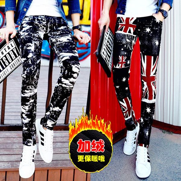 winter men's warm casual pants business elastic slim thick with velvet camouflage trousers brand clothing 5xl, Black
winter men's warm casual pants business elastic slim thick with velvet camouflage trousers brand clothing 5xl, Black