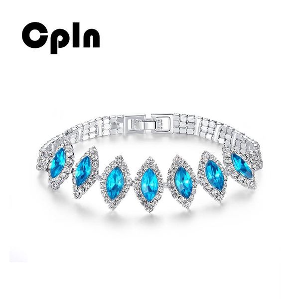 cpln 2021 explosion models blue crystal bracelets for women drop-shaped zircon fashion jewelry bracelet link, chain, Black
cpln 2021 explosion models blue crystal bracelets for women drop-shaped zircon fashion jewelry bracelet link, chain, Black