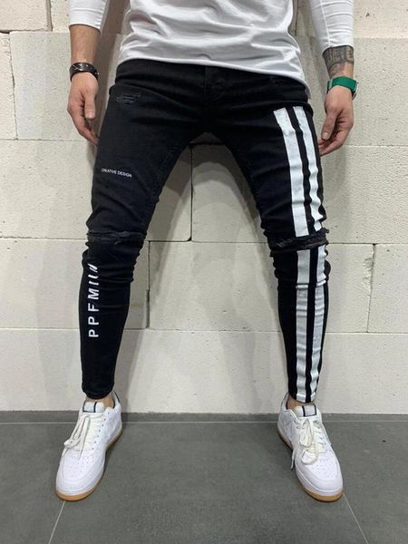 men's jeans striped male jeans with zipper, vintage work hip hop slim large print 3wh8, Blue
men's jeans striped male jeans with zipper, vintage work hip hop slim large print 3wh8, Blue