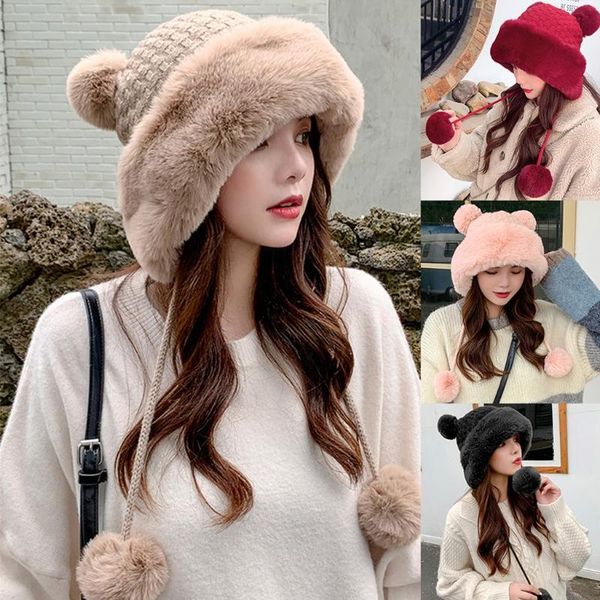 beanie/skull caps sweet cute casual warm woolen hat bucket plush ball knitted with pom-pom breathable beanie for women ladies, Blue;gray
beanie/skull caps sweet cute casual warm woolen hat bucket plush ball knitted with pom-pom breathable beanie for women ladies, Blue;gray