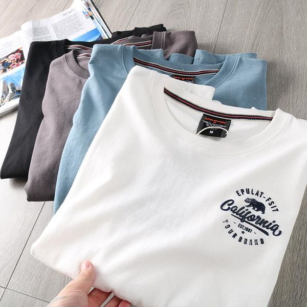 men's t-shirts 2021 autumn long sleeve o-neck letter printed t-shirt fashion retro pure cotton washed old loose couple casual, White;black
men's t-shirts 2021 autumn long sleeve o-neck letter printed t-shirt fashion retro pure cotton washed old loose couple casual, White;black