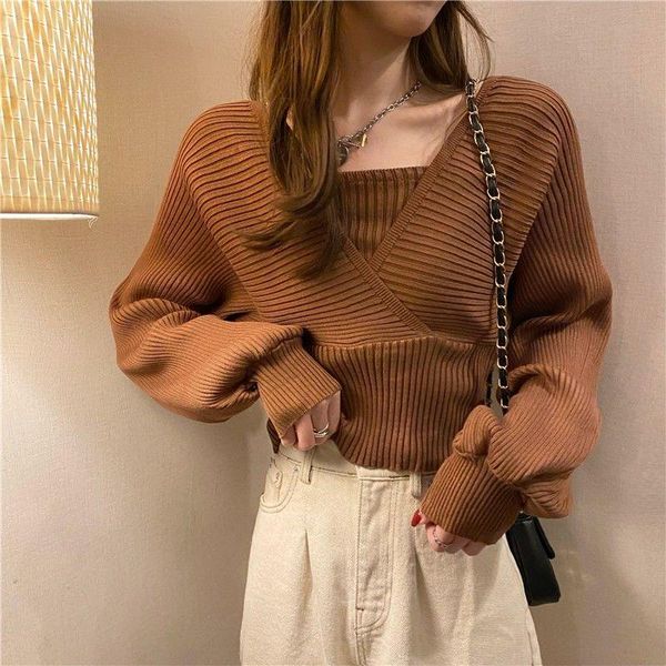 women's sweaters chic solid slim autumn v neck short white knitted fashion fake two pieces pullover korean ladies bottoming jumpers, White;black
women's sweaters chic solid slim autumn v neck short white knitted fashion fake two pieces pullover korean ladies bottoming jumpers, White;black