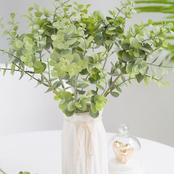 fake flowers home decor plastic flower garden simulation green plant eucalyptus leaf wedding decoration k510 decorative & wreaths 
fake flowers home decor plastic flower garden simulation green plant eucalyptus leaf wedding decoration k510 decorative & wreaths