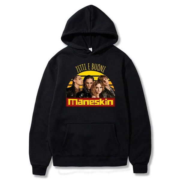 men's hoodies & sweatshirts italian singer maneskin sweatshirt harajuku men streetwear casual winter oversize women pullovers, Black
men's hoodies & sweatshirts italian singer maneskin sweatshirt harajuku men streetwear casual winter oversize women pullovers, Black