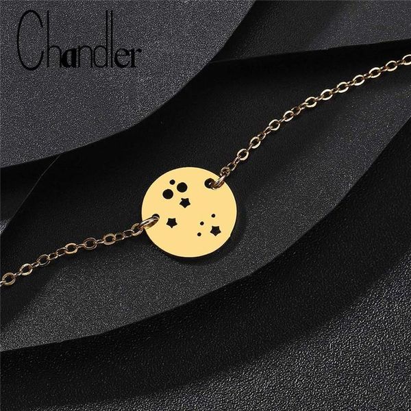 charm bracelets chandler stainless steel bracelet simple starry sky link chain round night bangle wholesale metal bijoux, Golden;silver
charm bracelets chandler stainless steel bracelet simple starry sky link chain round night bangle wholesale metal bijoux, Golden;silver