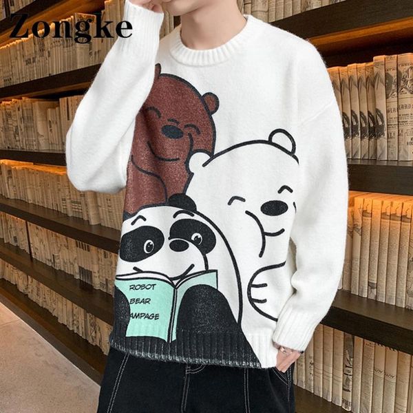 men's sweaters zongke cartoon beer harajuku sweater mens jumpers for men vintage clothing -3xl 2021 autumn winter arrivals, White;black
men's sweaters zongke cartoon beer harajuku sweater mens jumpers for men vintage clothing -3xl 2021 autumn winter arrivals, White;black
