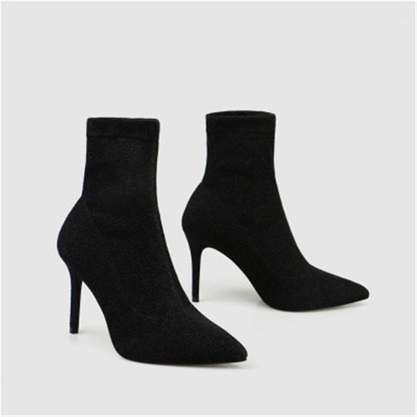 boots female thin socks short with high pointed elastic knitting single in the spring and autumn period1, Black
boots female thin socks short with high pointed elastic knitting single in the spring and autumn period1, Black