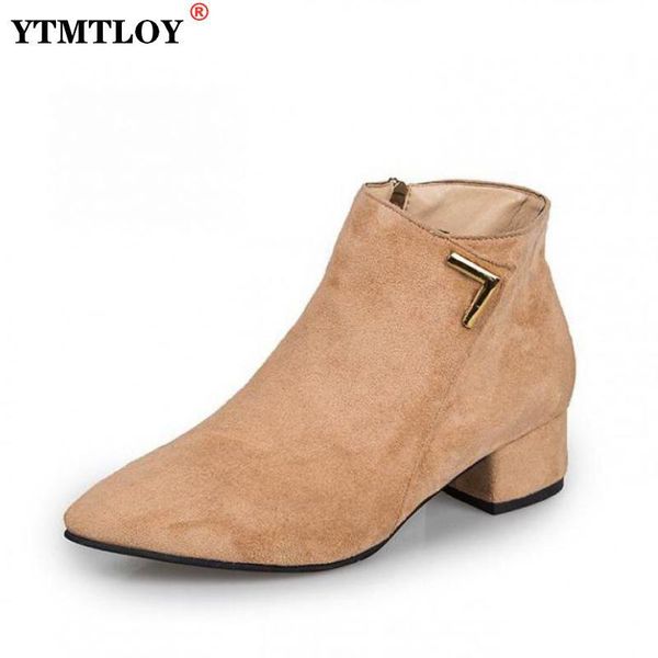 autumn and winter women boots thick heel female side zipper shoes vintage fashion ankle botas zapatos de mujer feminina, Black
autumn and winter women boots thick heel female side zipper shoes vintage fashion ankle botas zapatos de mujer feminina, Black
