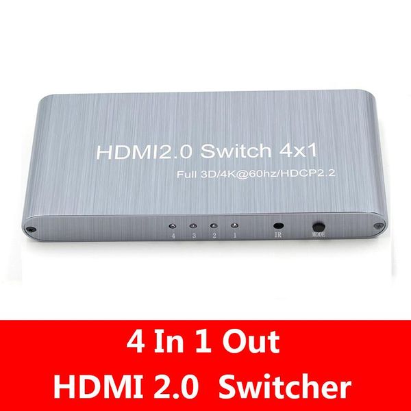 audio cables & connectors switch 2.0 4k 4x1 adapter switcher splitter for hdtv ps4 support hdcp 2.2
audio cables & connectors switch 2.0 4k 4x1 adapter switcher splitter for hdtv ps4 support hdcp 2.2