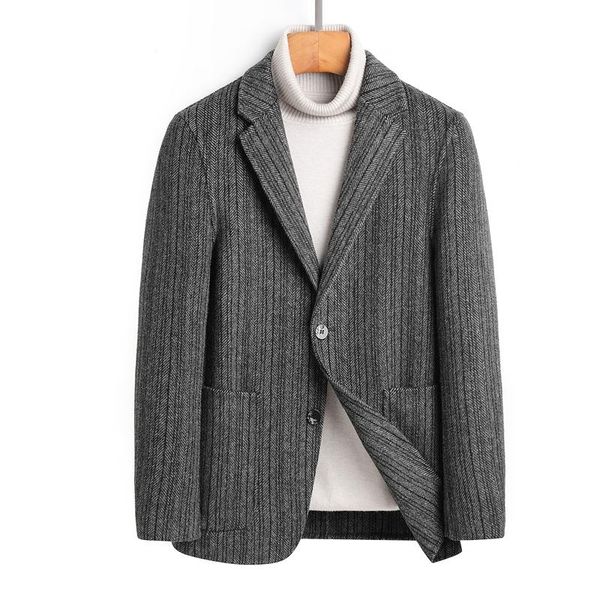 men's wool & blends trench coat men mens coats clothing autumn and winter handmade cashmere thickened suit, Black
men's wool & blends trench coat men mens coats clothing autumn and winter handmade cashmere thickened suit, Black
