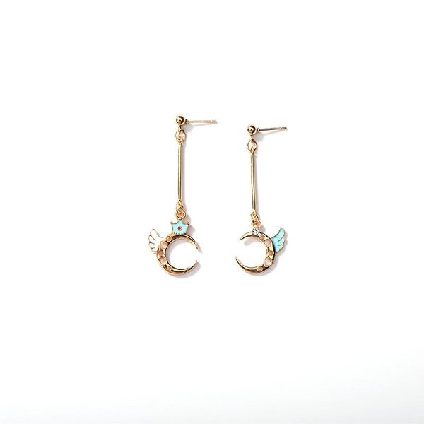 sweet style long tassels shiny crystal crescent moon crown blue pink dangle earrings drop for women & chandelier, Silver
sweet style long tassels shiny crystal crescent moon crown blue pink dangle earrings drop for women & chandelier, Silver