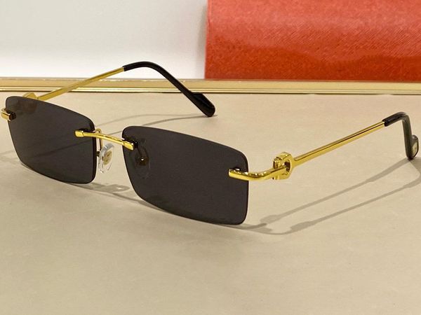 sunglasses for men and women summer style 00450 anti-ultraviolet retro plate metal frameless fashion eyeglasses random box, White;black
sunglasses for men and women summer style 00450 anti-ultraviolet retro plate metal frameless fashion eyeglasses random box, White;black