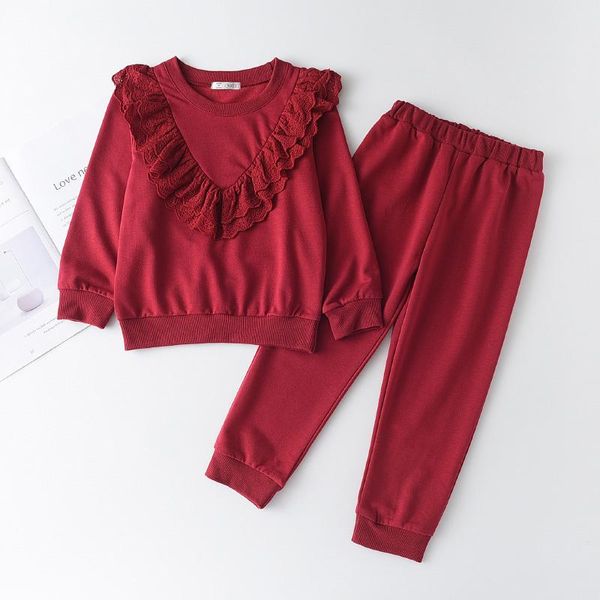 clothing sets girls 2021 spring girl kids suit long sleeve lace long pants 2pcs outfit fall children 3-7y, White
clothing sets girls 2021 spring girl kids suit long sleeve lace long pants 2pcs outfit fall children 3-7y, White