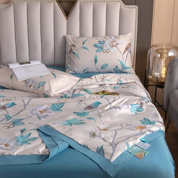 summer quilt four-piece air-conditioning soft and comfortable cool (lenzing tencel soy quilt) 2m blanket blankets
summer quilt four-piece air-conditioning soft and comfortable cool (lenzing tencel soy quilt) 2m blanket blankets