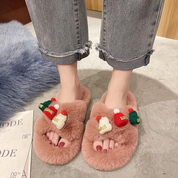 slippers outside autumn fashion women fur winter inside cute comfortable all-match hairy shoes ladies flat sandals 2021 style, Black
slippers outside autumn fashion women fur winter inside cute comfortable all-match hairy shoes ladies flat sandals 2021 style, Black