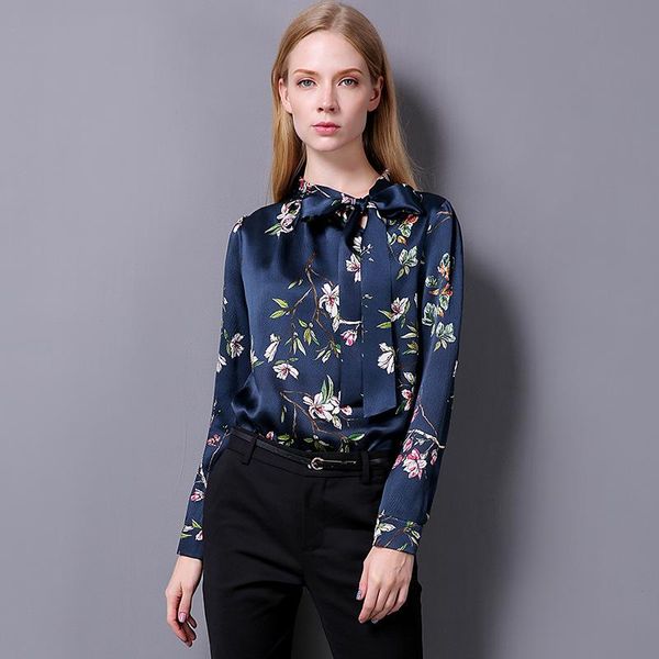 women's blouses & shirts natural silk spring shirt pure fabric eco-friendly printing trend flower pattern long sleeve blouse femme qual, White
women's blouses & shirts natural silk spring shirt pure fabric eco-friendly printing trend flower pattern long sleeve blouse femme qual, White
