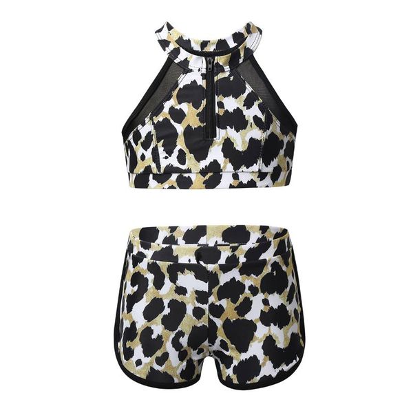 one-pieces kids girl high waist leopard swimming bikini costume swimwear sleeveless mesh splice zippered swimsuit beachwear bathing suit, Black
one-pieces kids girl high waist leopard swimming bikini costume swimwear sleeveless mesh splice zippered swimsuit beachwear bathing suit, Black