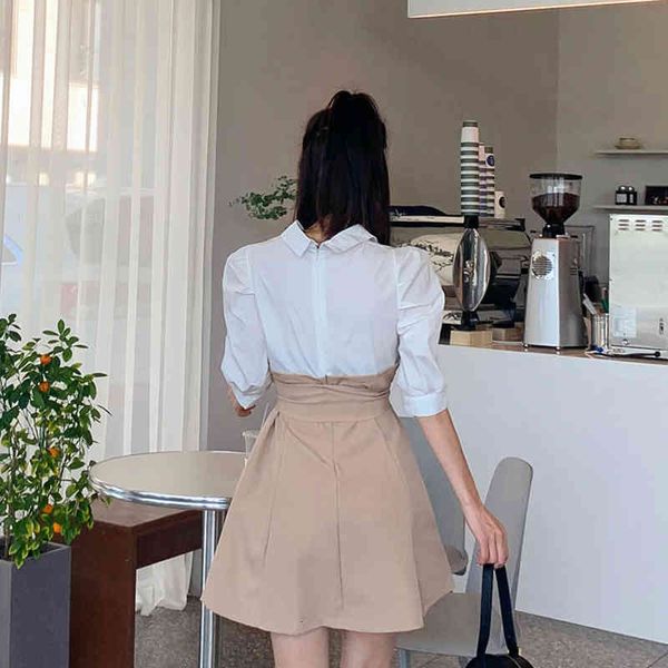 dresses summer womens arrival shirt 3/4 sleeve double-breasted belt patchwork casual es women, Black;gray
dresses summer womens arrival shirt 3/4 sleeve double-breasted belt patchwork casual es women, Black;gray