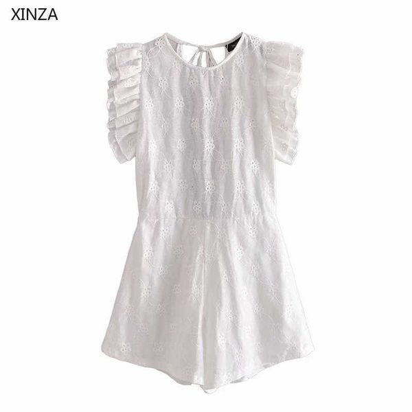 women's jumpsuits & rompers women ruffle textured embroidery short jumpsuit backless white summer playsuit woman openwork em, Black;white
women's jumpsuits & rompers women ruffle textured embroidery short jumpsuit backless white summer playsuit woman openwork em, Black;white
