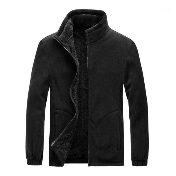 men's jackets men jacket coat 2021 stand collar long sleeve fleece zipper closure warm outerwear, Black;brown
men's jackets men jacket coat 2021 stand collar long sleeve fleece zipper closure warm outerwear, Black;brown